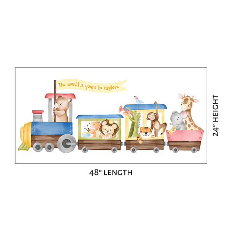 Little Train Wall Decal Sticker